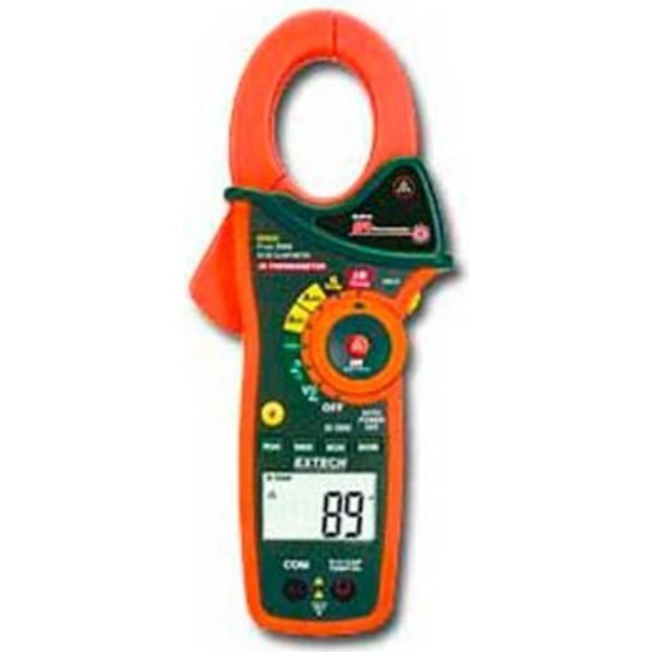 Flir Extech EX830 True RMS AC/DC Current Clamp Meter W/Infrared Thermometer 1000 Amp EX830